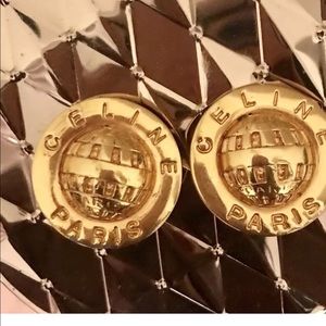 VTG Celine Paris Globe Earrings